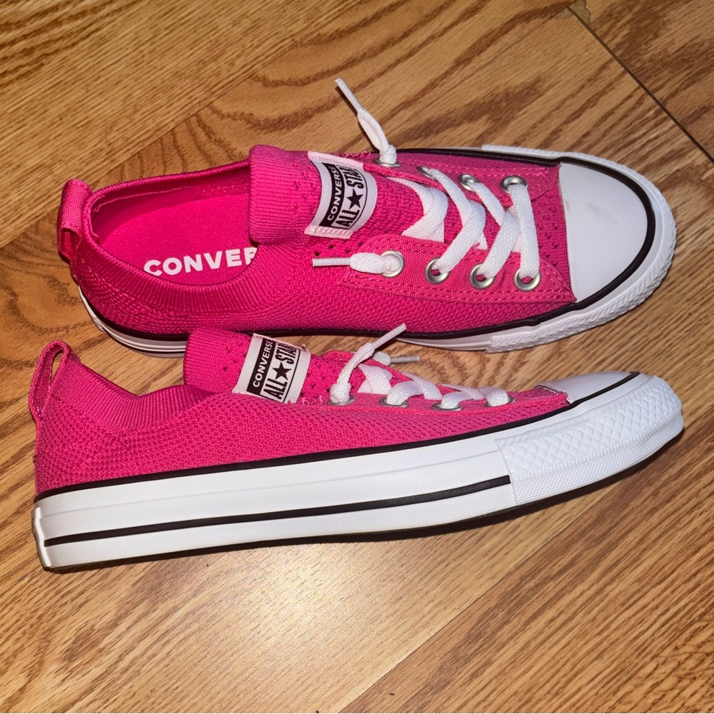 Converse Pink Low-Top Sneakers